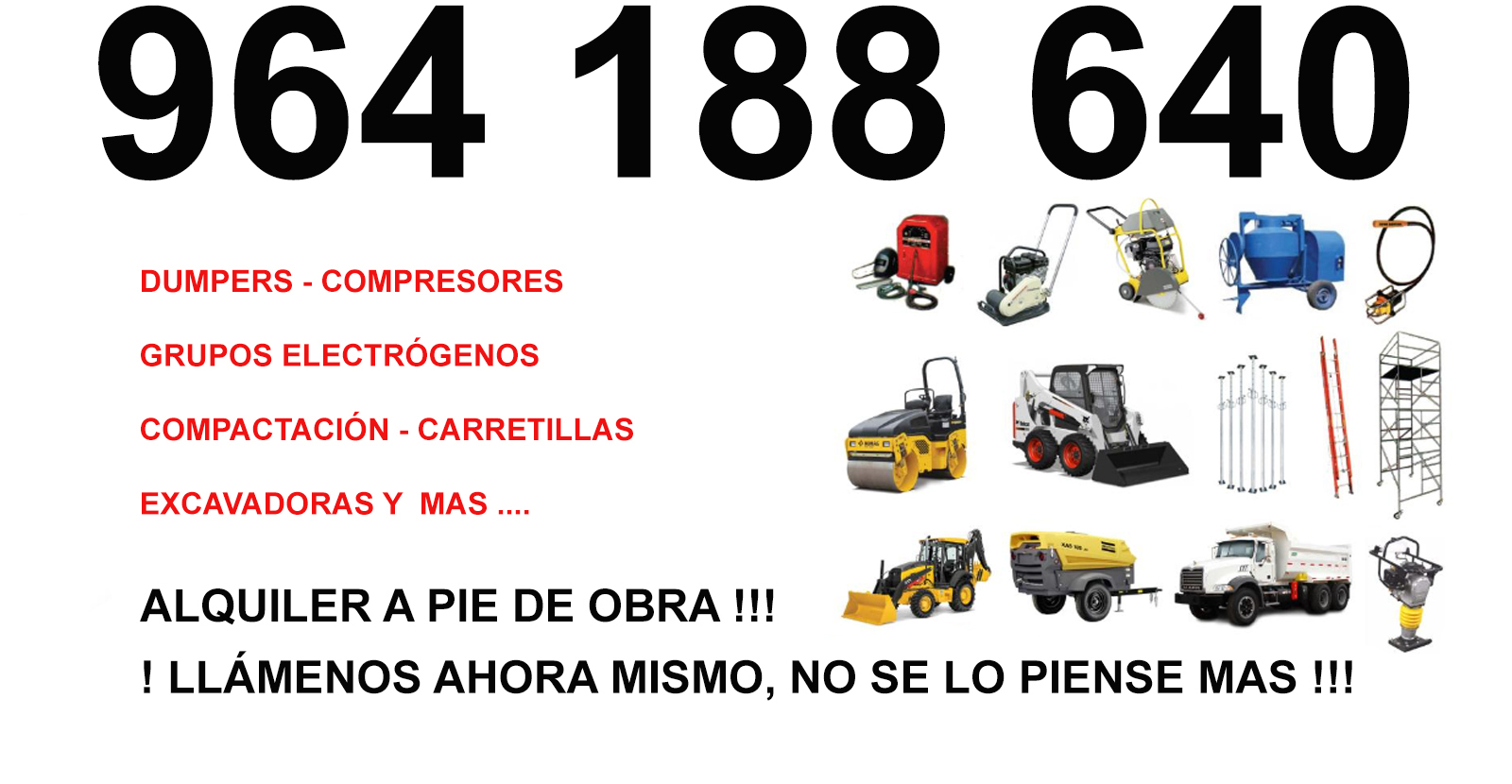 Carretillas elevadoras en alquiler Ludiente